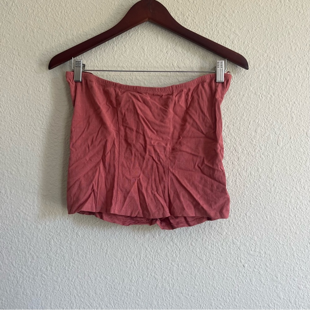 Free People Tie Front Tube Top - Picture 2 of 3